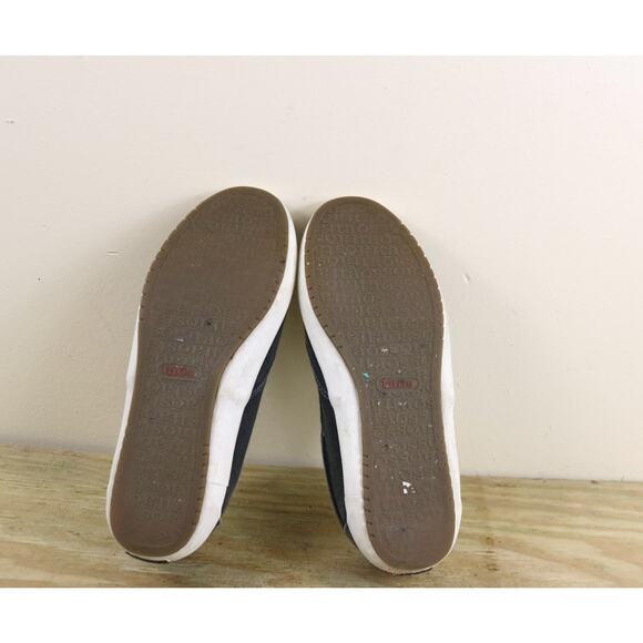 Taos Shoes 8 Gray Canvas Dandy Slip On Loafers - Picture 5 of 8